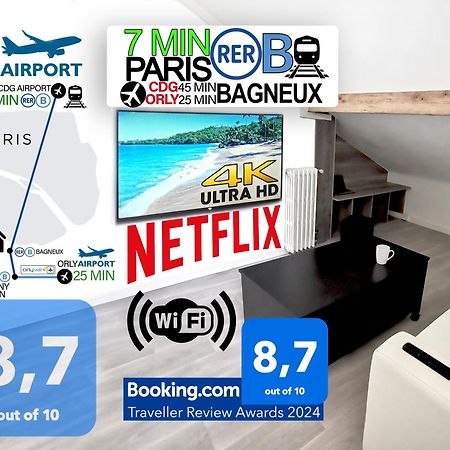 Bagneux Paris Confort Netflix Rer B Apartamento Exterior foto